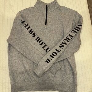 Taylor Swift the Eras Tour Grey Quarter Zip
